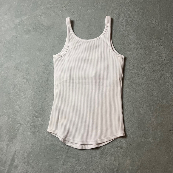 J.Crew Women’s White Vintage Rib Shelf-Bra Tank Top, NWT, Size XXS - Picture 5 of 8
